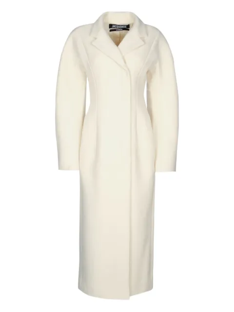 Jacquemus curved le manteau coat