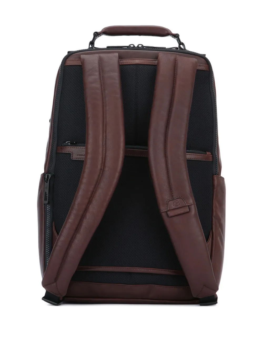Piquadro Zip Top Handle Backpack In Brown