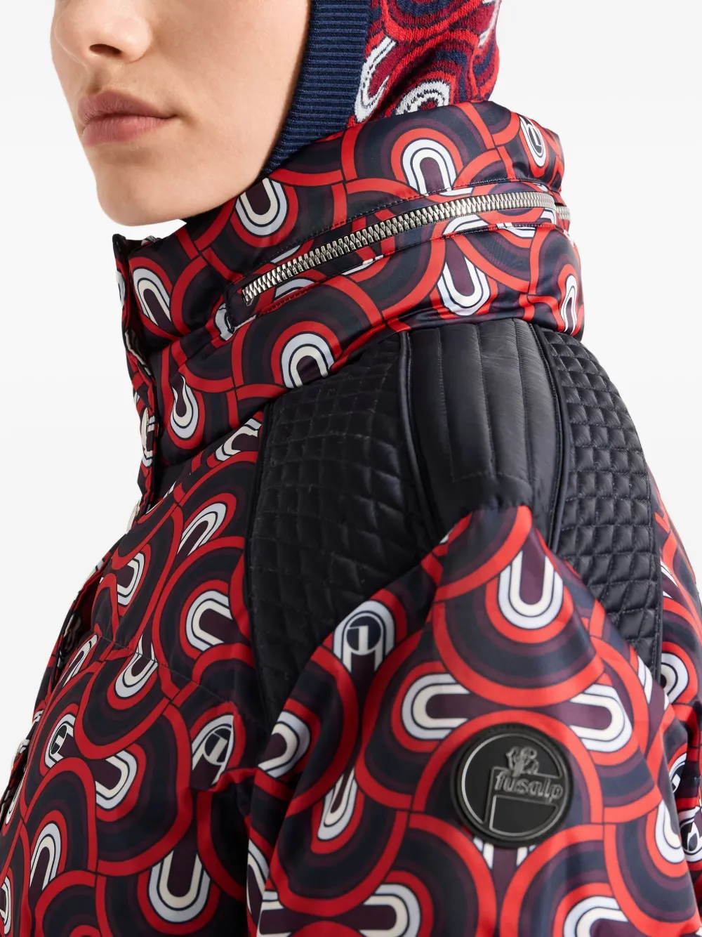 Fusalp Gewatteerd ski-jack Rood