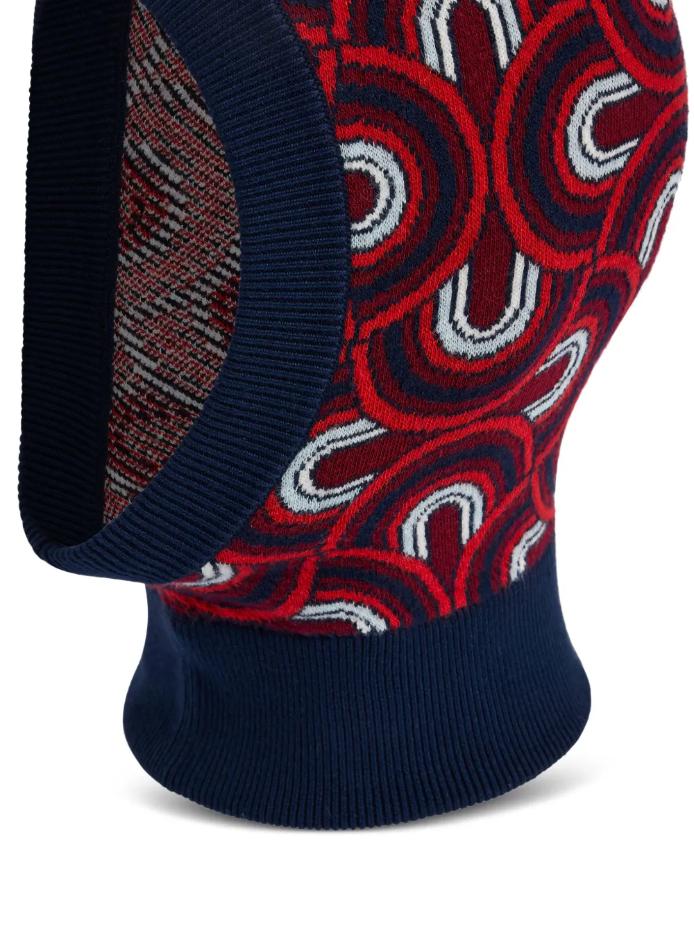  Fusalp Jacquard-knit Hat - Red 