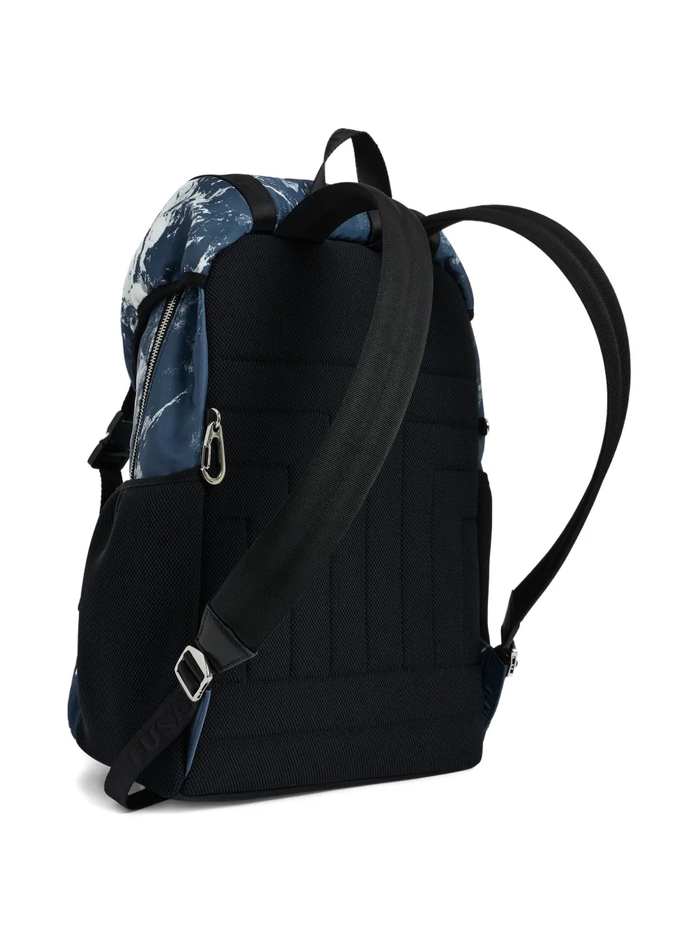 拉链开合双肩包