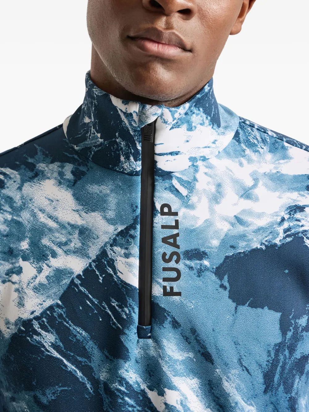 Fusalp Timothy Zip-opening Ski Top In Blue