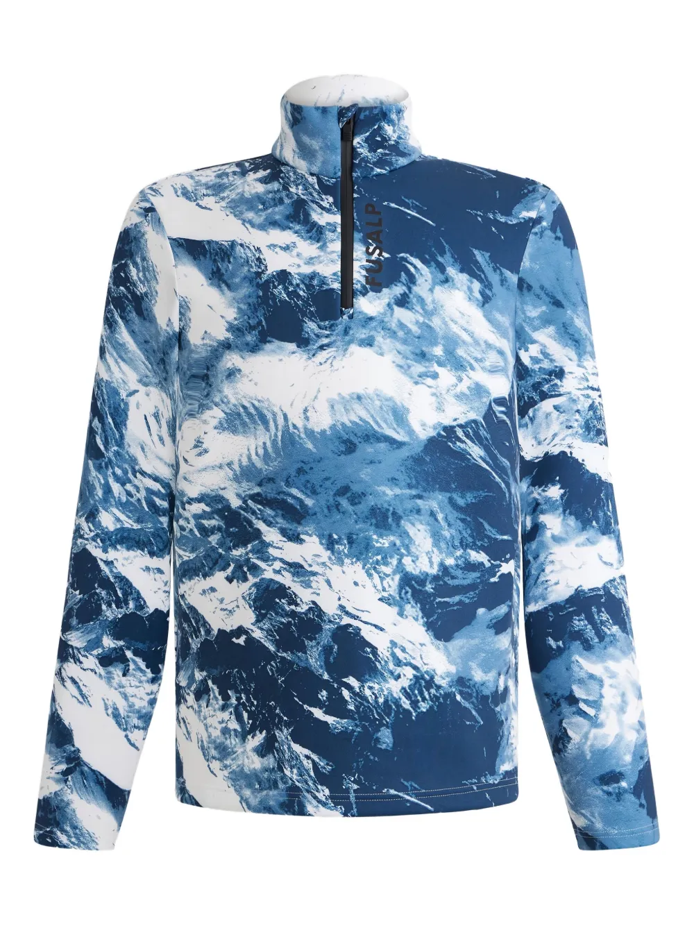 Fusalp Timothy Zip-opening Ski Top In Blue
