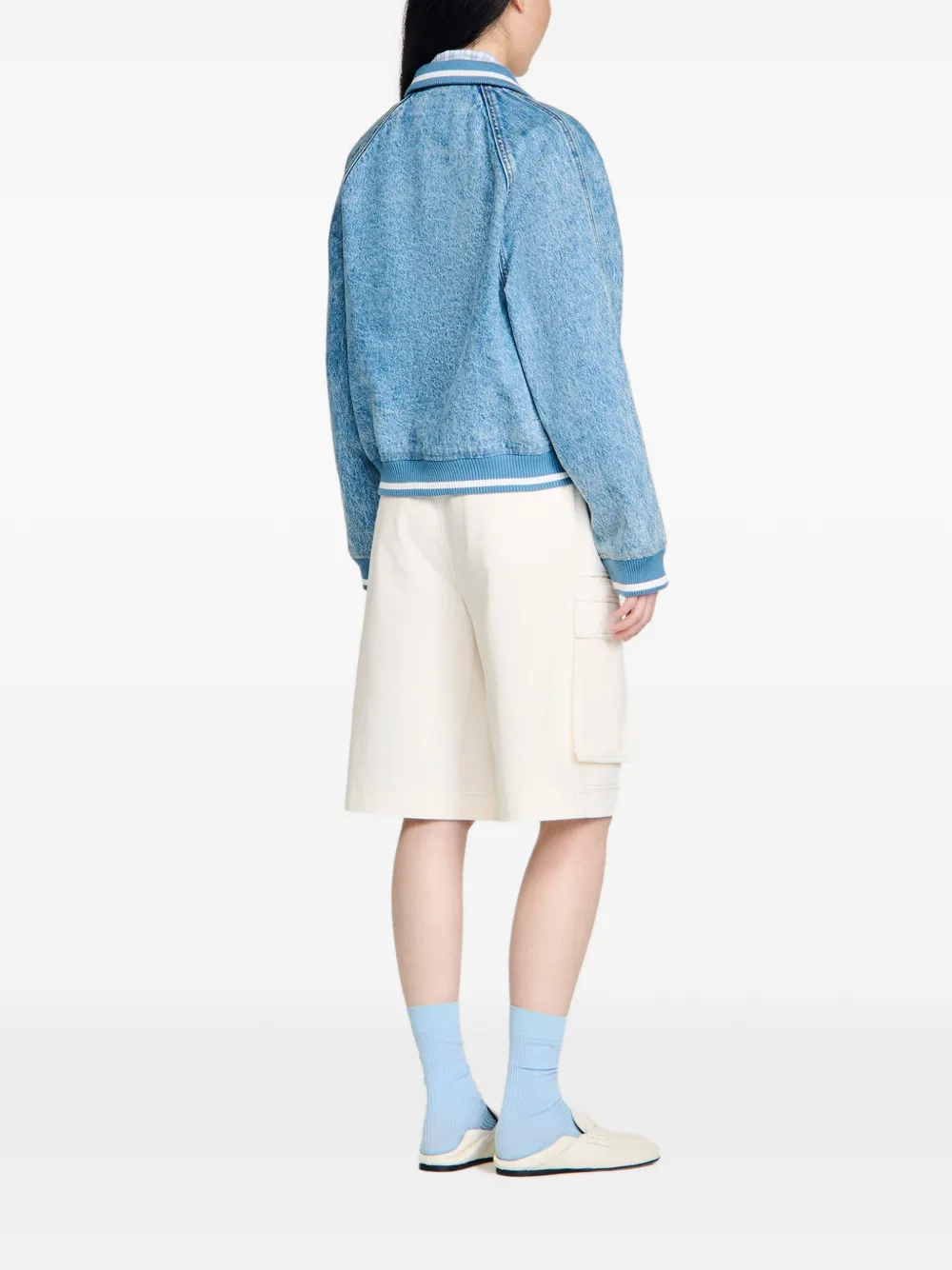  Sandro Giacca Denim - Blu 