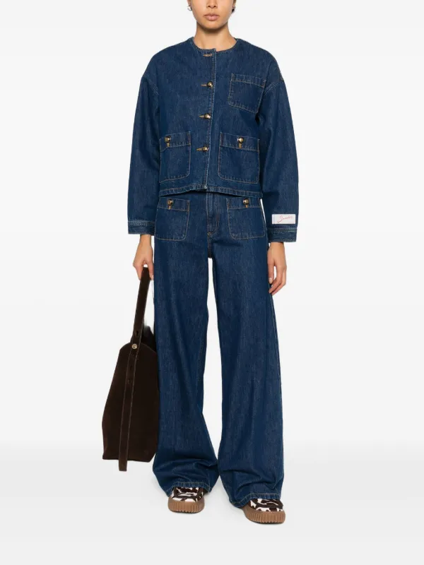 SANDRO デニムジャケット | ブルー | FARFETCH JP