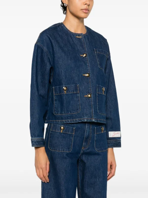 SANDRO デニムジャケット | ブルー | FARFETCH JP