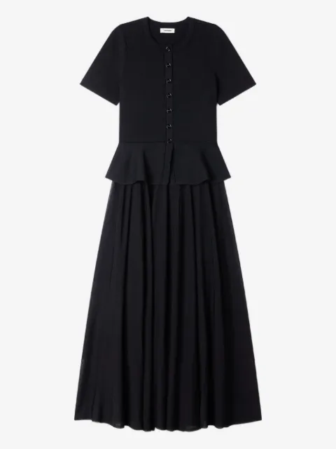 SANDRO peplum knit dress