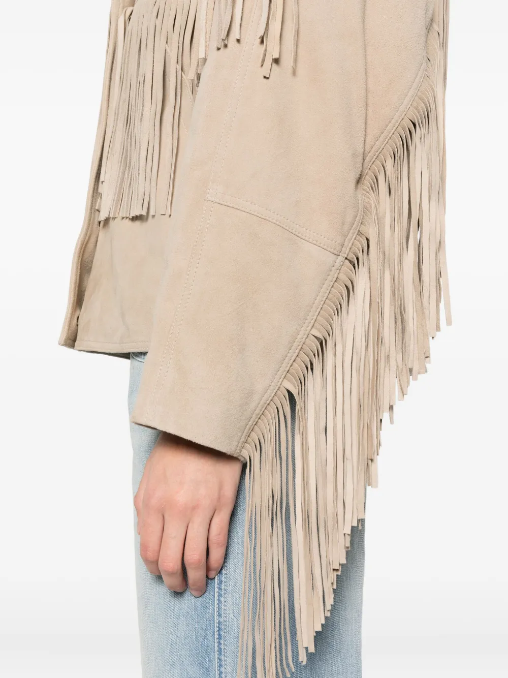 Fringed Suede Jacket
