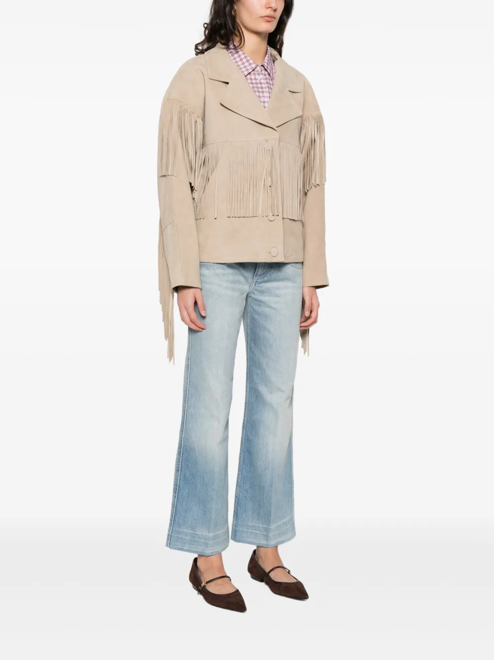 Fringed Suede Jacket