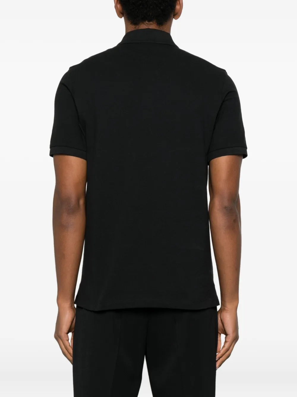 SANDRO Poloshirt met drukknoopsluiting Zwart