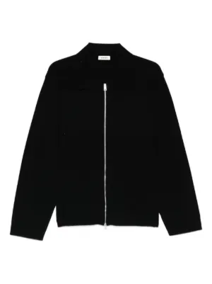 Sacai ジップアップカーディガン Sacai ジップアップ カーディガン | ブラック | FARFETCH JP