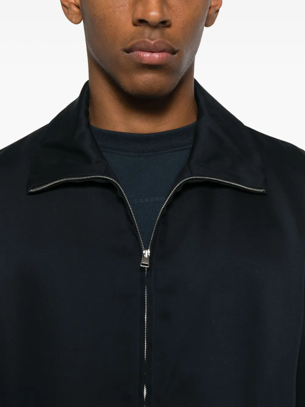 SANDRO Jack met ritssluiting Blauw