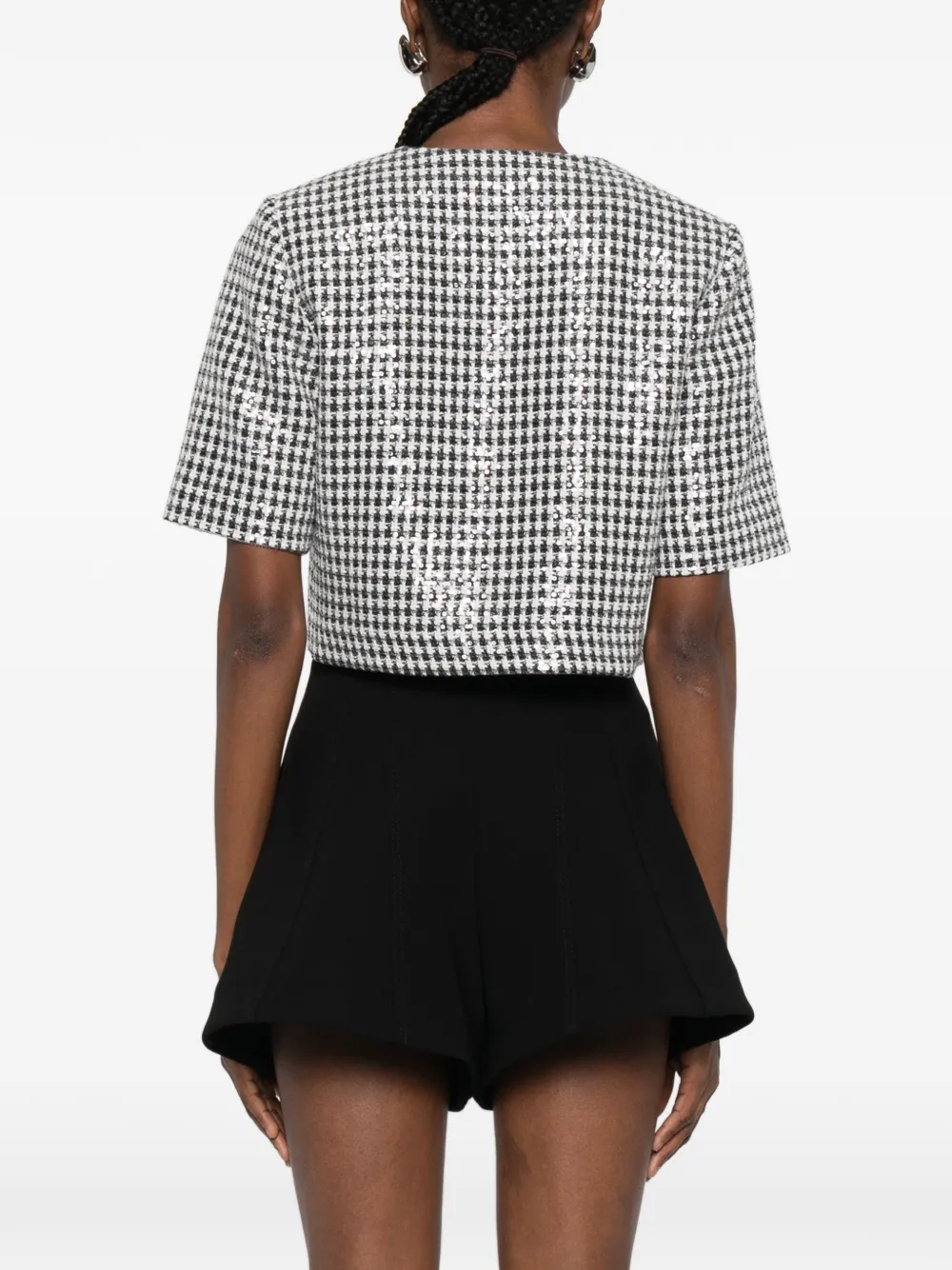 Houndstooth-Pattern Jacket