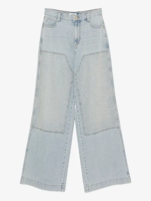 SANDRO jeans con apliques de strass