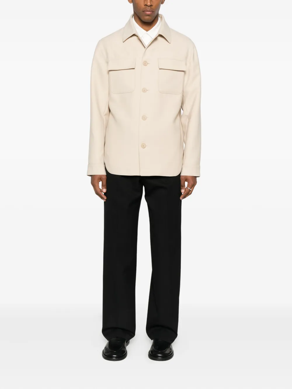 SANDRO button-fastening jacket | Shirt Jackets | Image 2