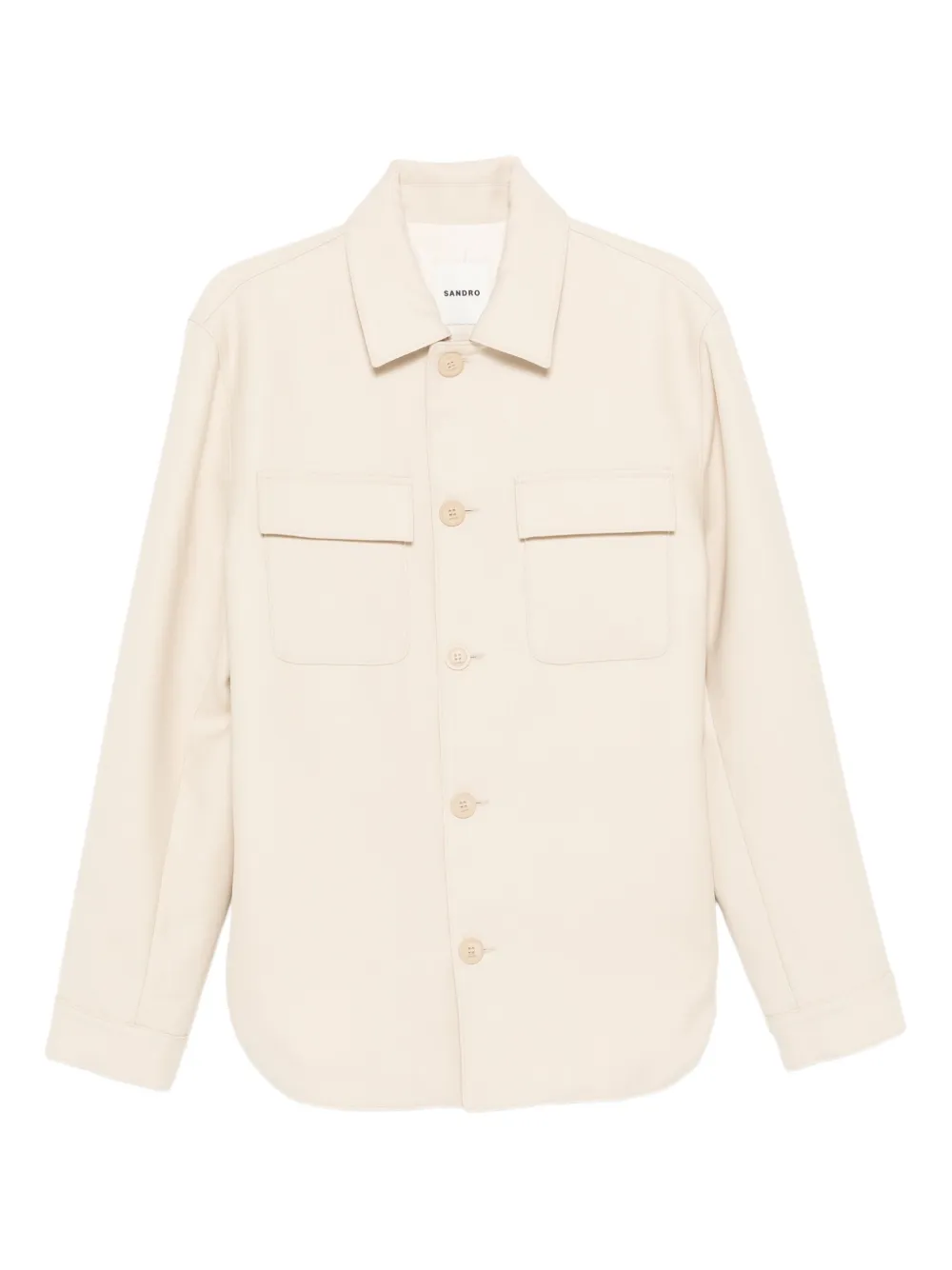 SANDRO button-fastening jacket | Neutrals | Image 1