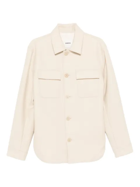 SANDRO button-fastening jacket