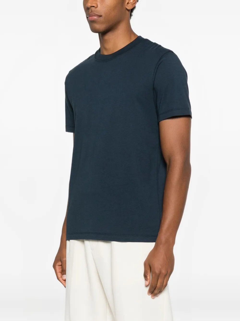  Sandro Crew-neck T-shirt - Blue 