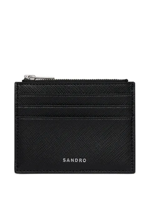 SANDRO logo-lettering card holder