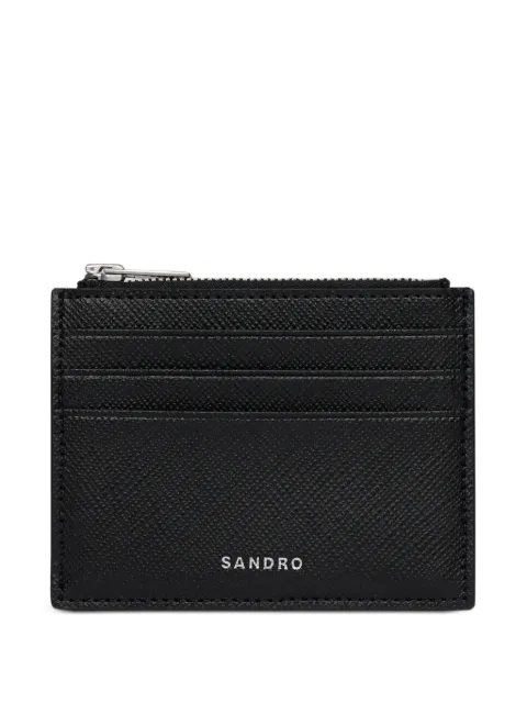 SANDRO logo-lettering card holder