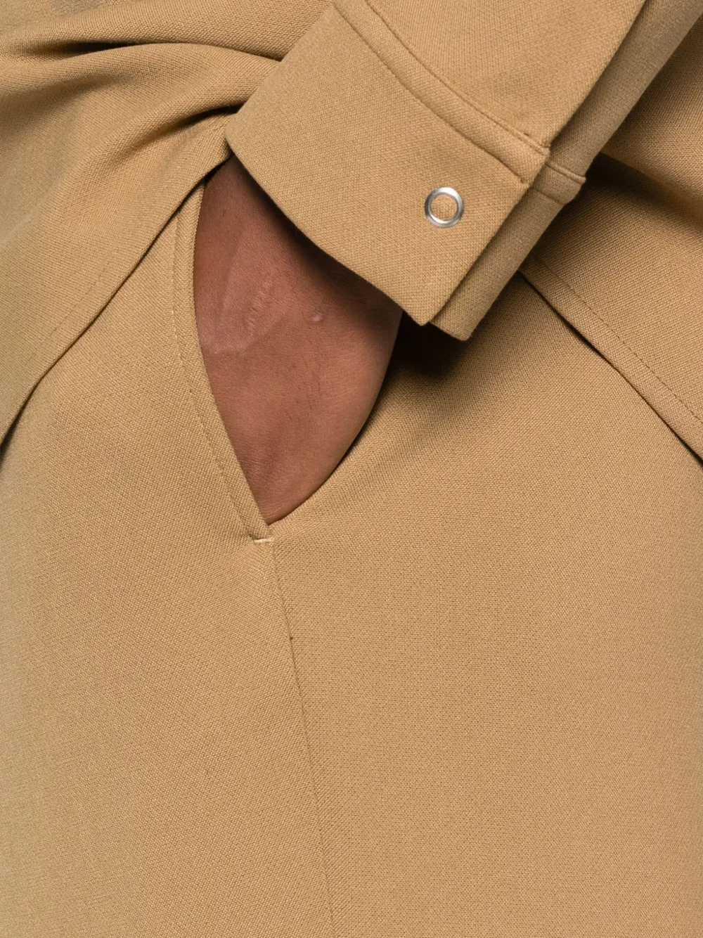 SANDRO Broek met elastische tailleband Bruin