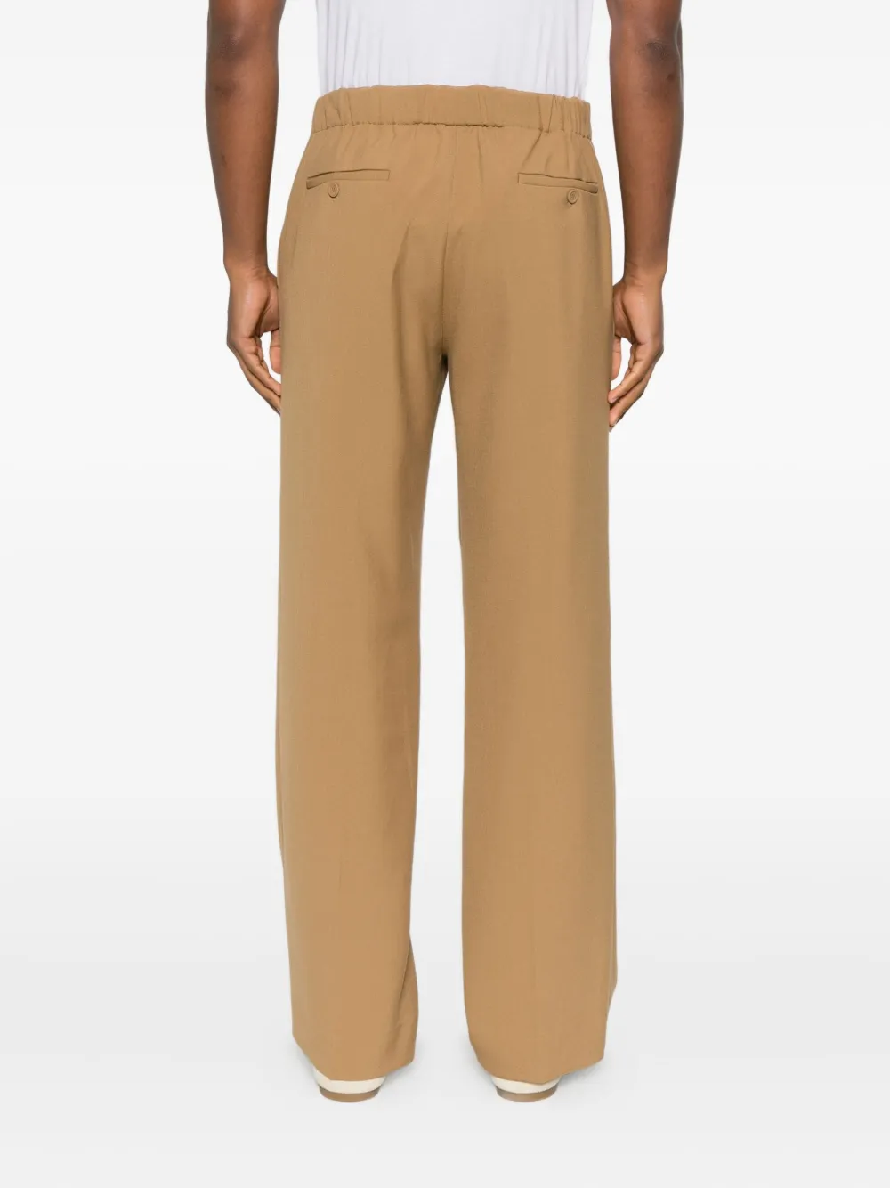 SANDRO Broek met elastische tailleband Bruin