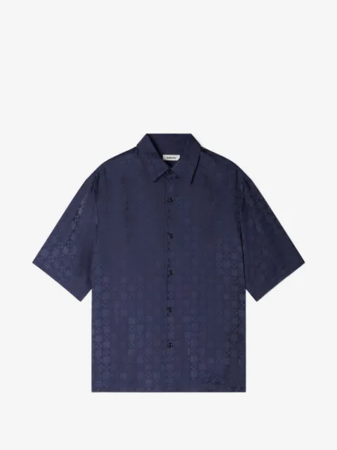 SANDRO check-pattern shirt