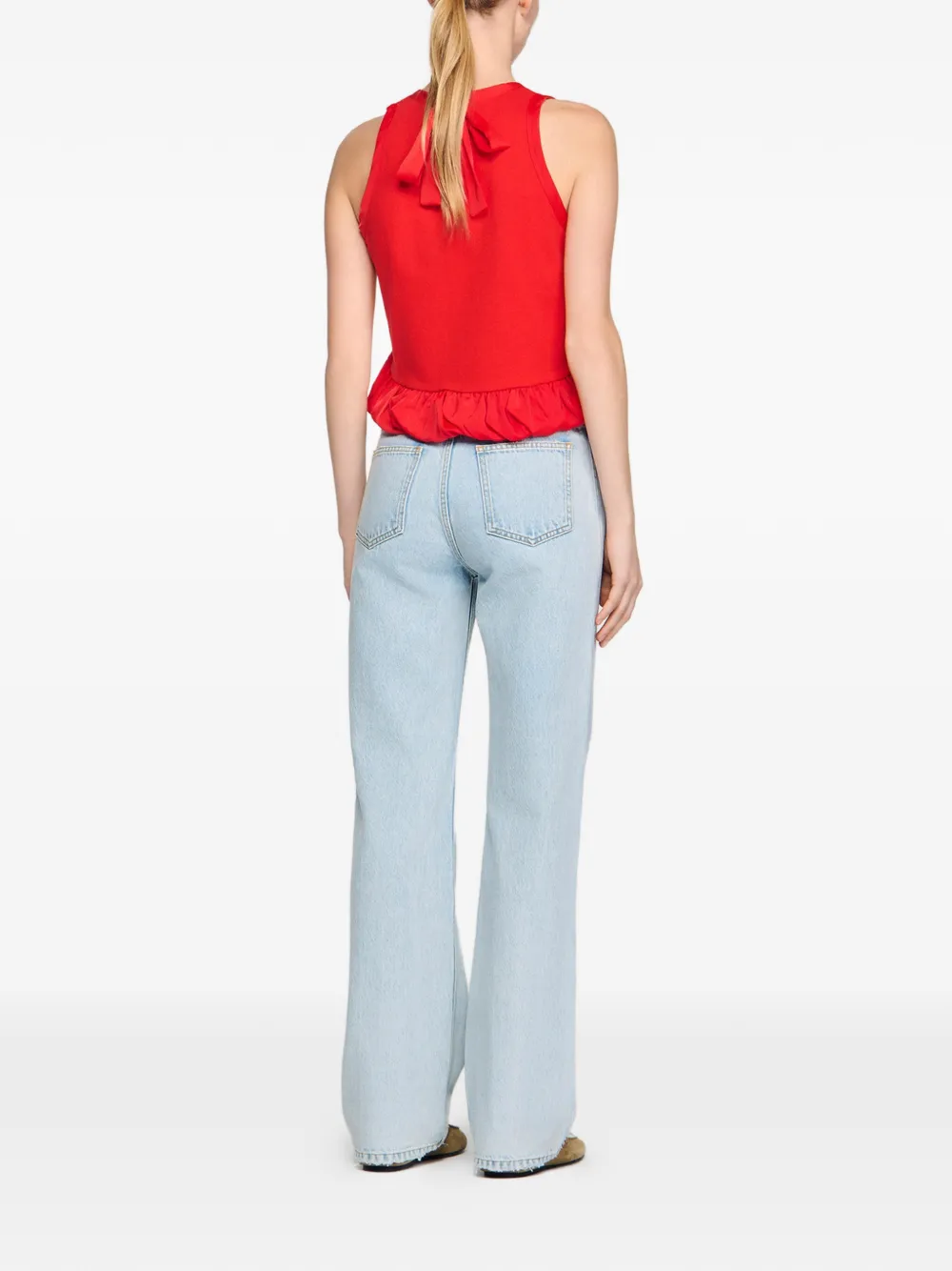  Sandro Wide-leg Jeans - Blue 