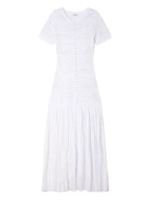 knee length dresses for ladies Acler Online AU GROVEHILL Mini Dress, Ivory, AU8 US4, 100% Polyester