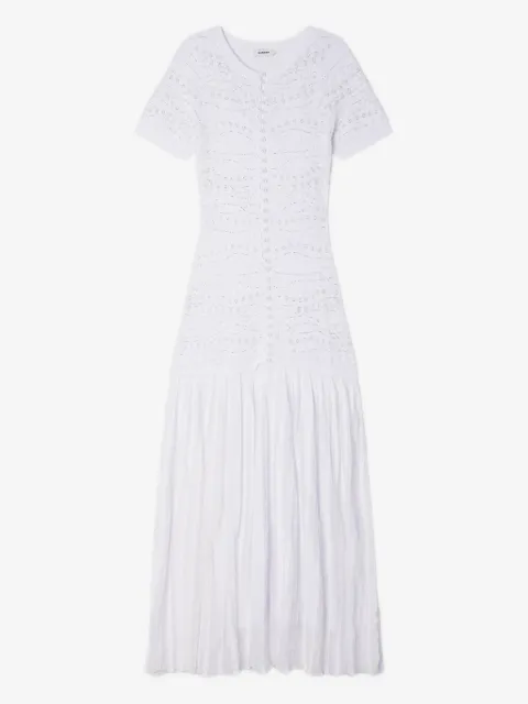 SANDRO beaded knit maxi dress