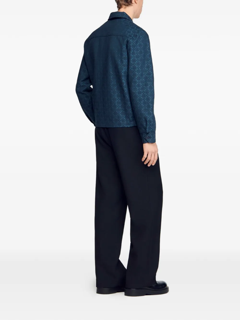  Sandro Giacca Denim - Blu 