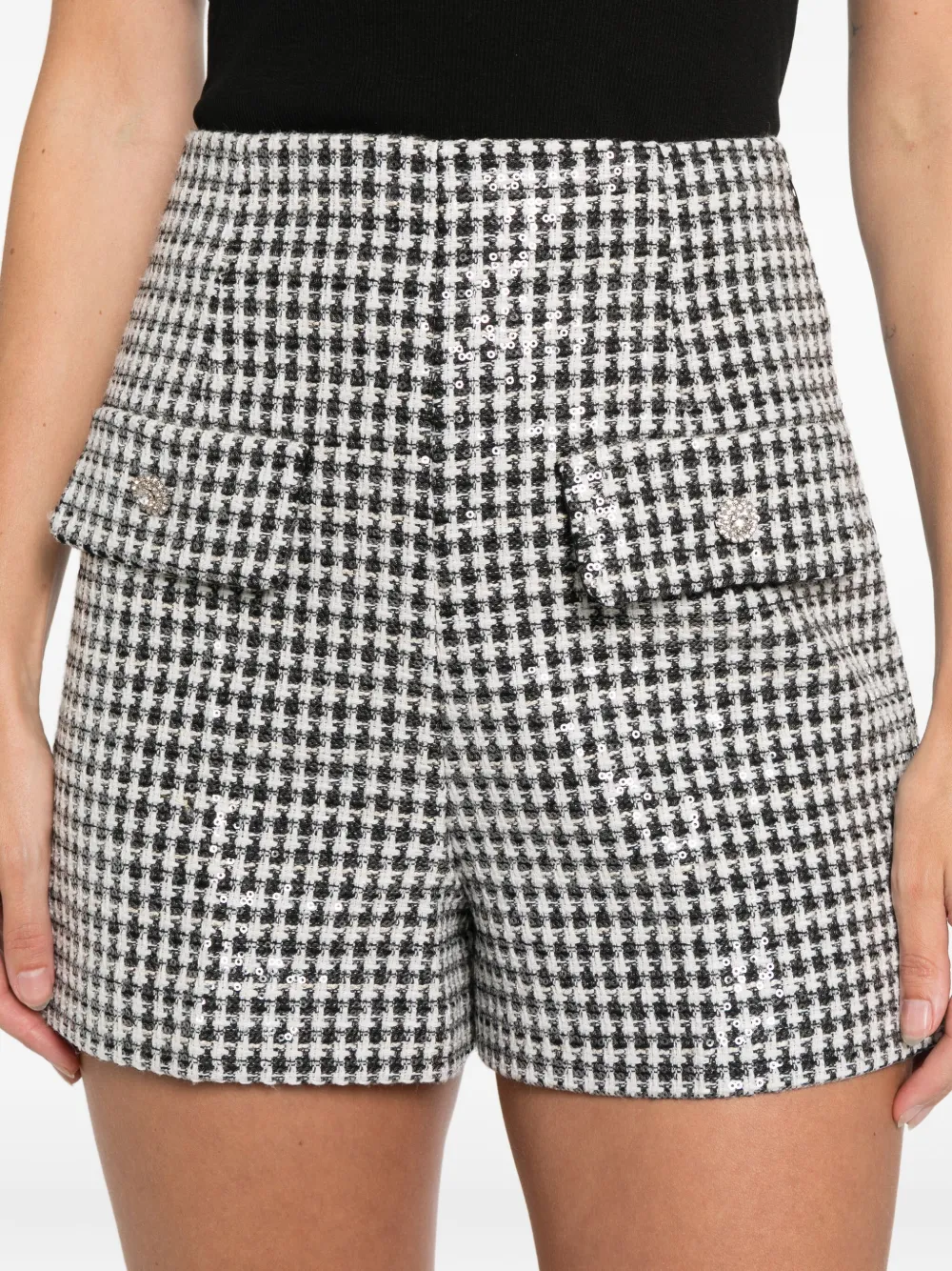 Sandro Zip-fastening Shorts In Multi