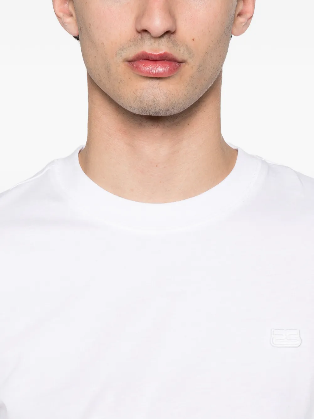 SANDRO T-shirt met logopatch Wit