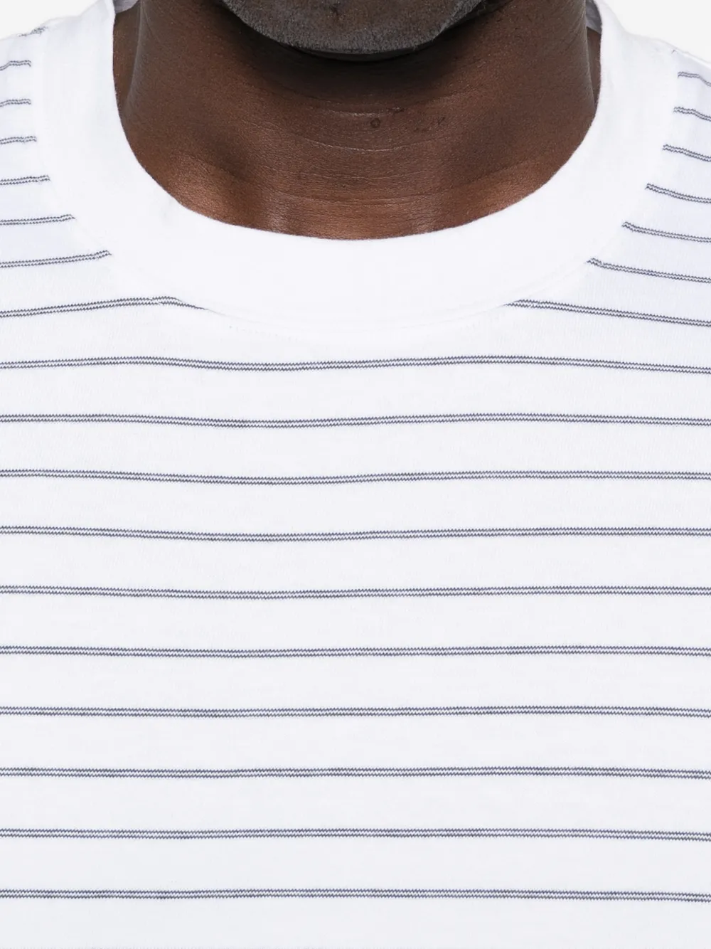 SANDRO Gestreept T-shirt Wit