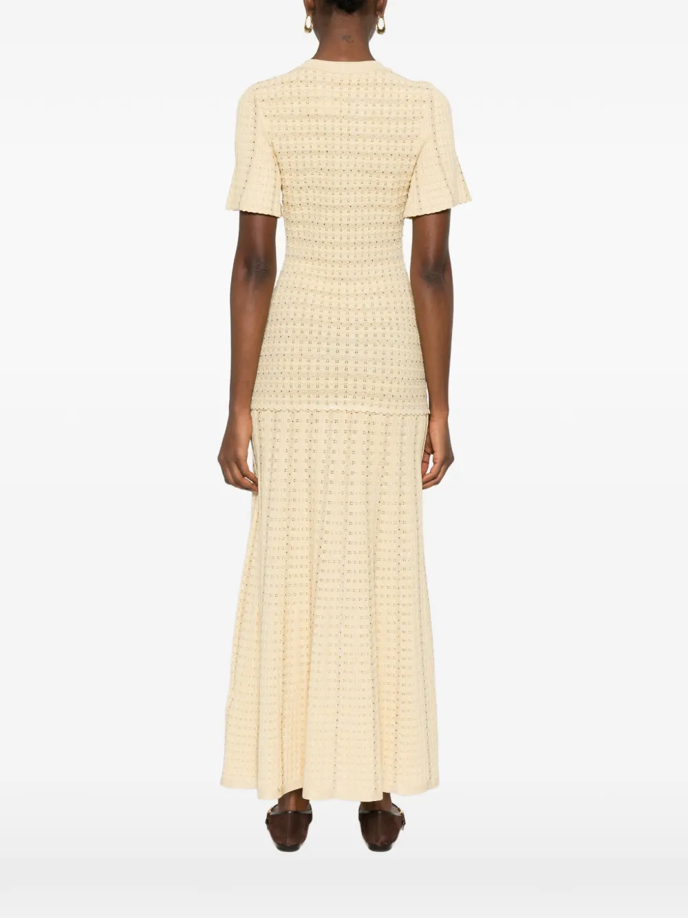 Textured-Knit Dress