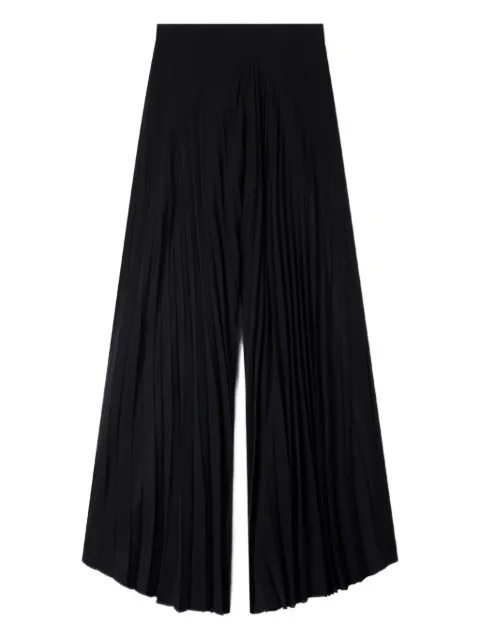 SANDRO pleated palazzo trousers