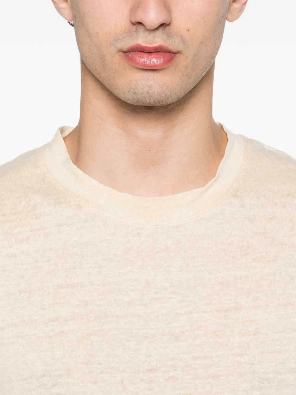 SANDRO T-shirt met korte mouwen Beige