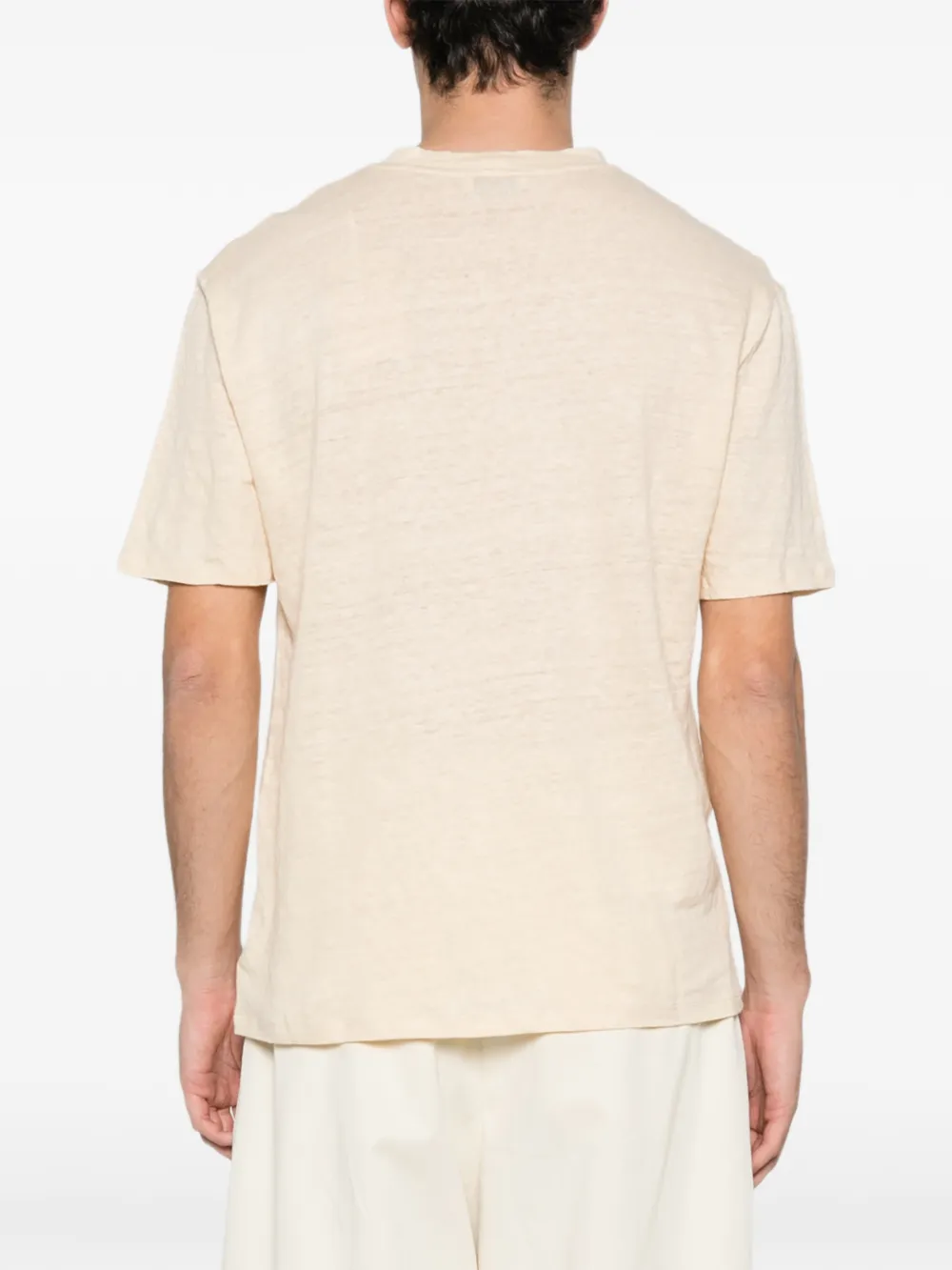 SANDRO T-shirt met korte mouwen Beige
