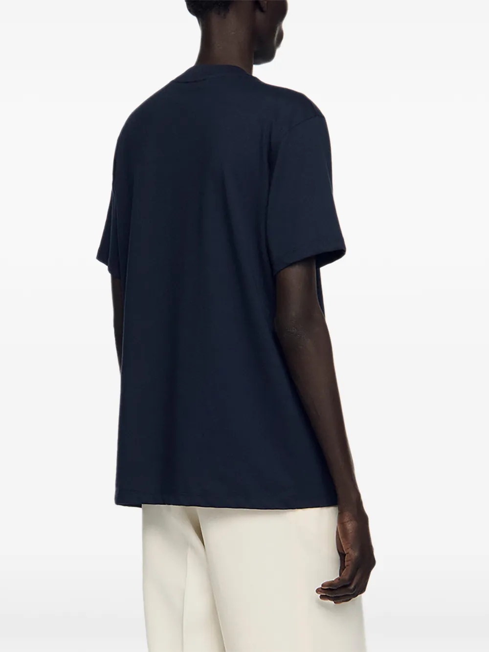 SANDRO Gehaakt T-shirt Blauw