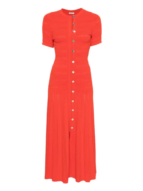 SANDRO midi button-up dress
