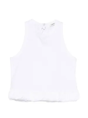 Simone Rocha リボンディテール タンクトップ | ホワイト | FARFETCH JP