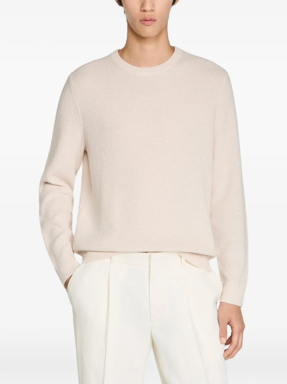 SANDRO Trui Beige