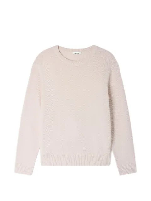 SANDRO crew-neck sweater in seed stitch