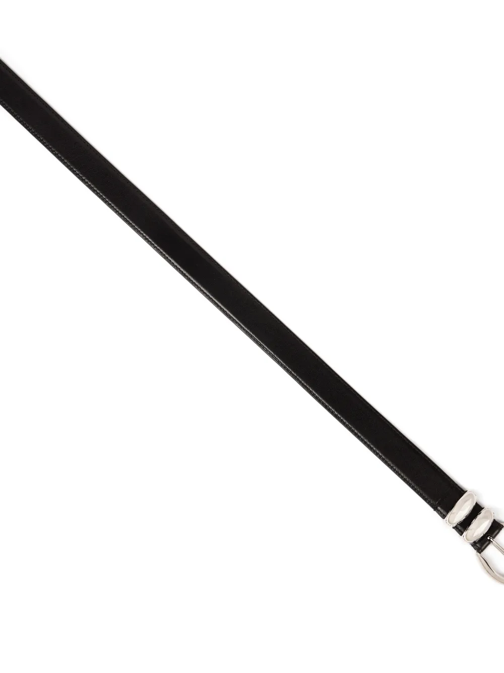 SANDRO Leren riem - Zwart