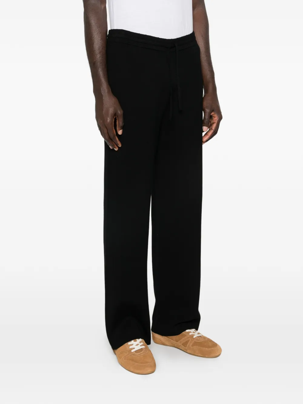  Sandro Drawstring Track Pants - Black 