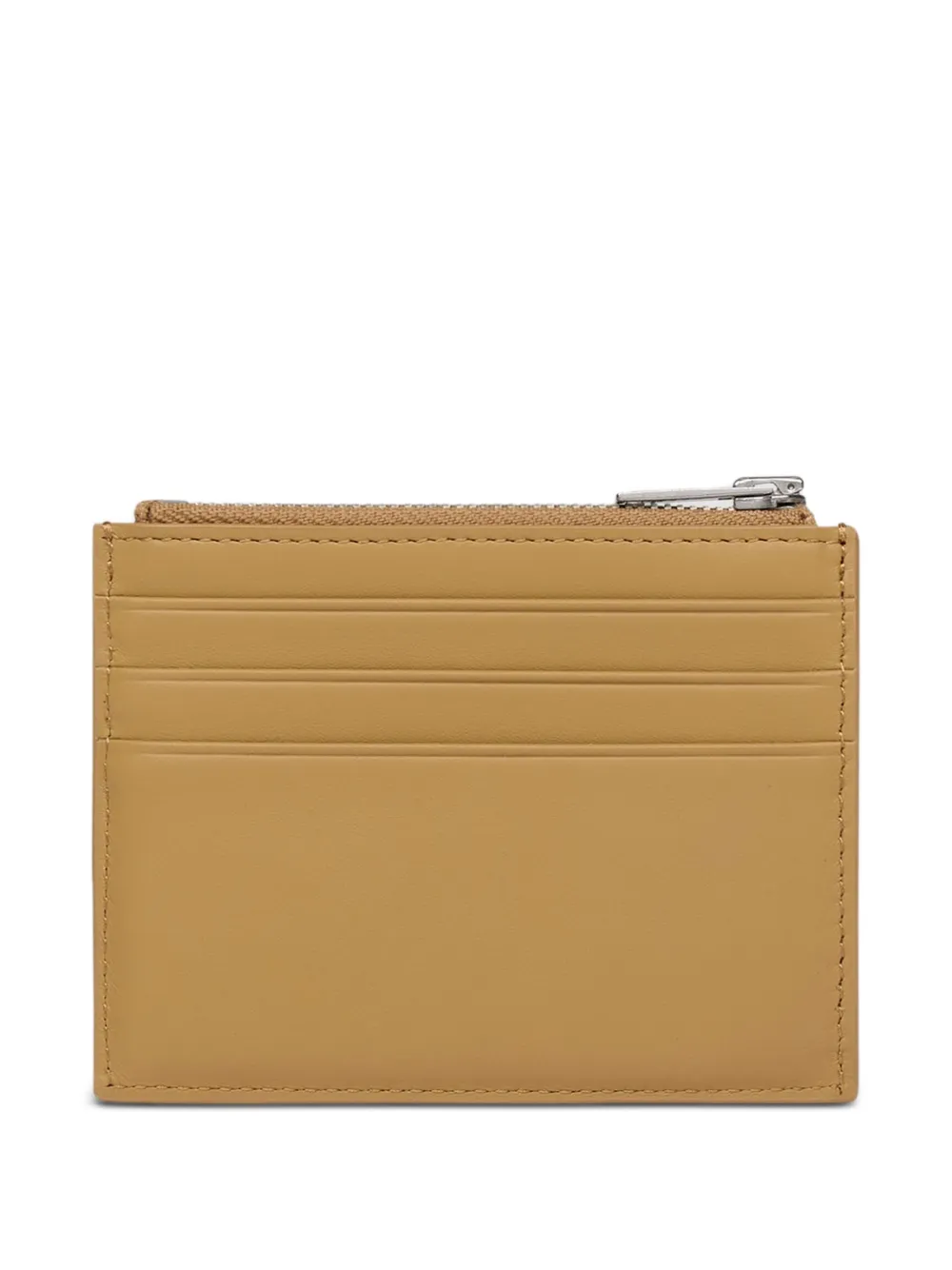 Sandro Zipped Leather Cardholder - Neutrals 