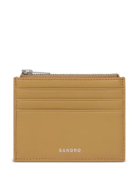 SANDRO zip cardholder wallet