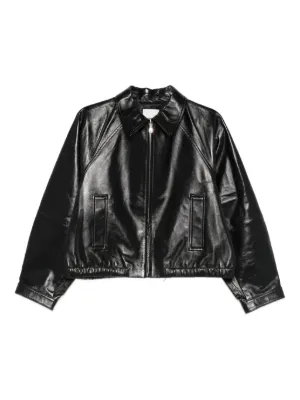 SANDRO Leather Jackets for Women - Shop on FARFETCH