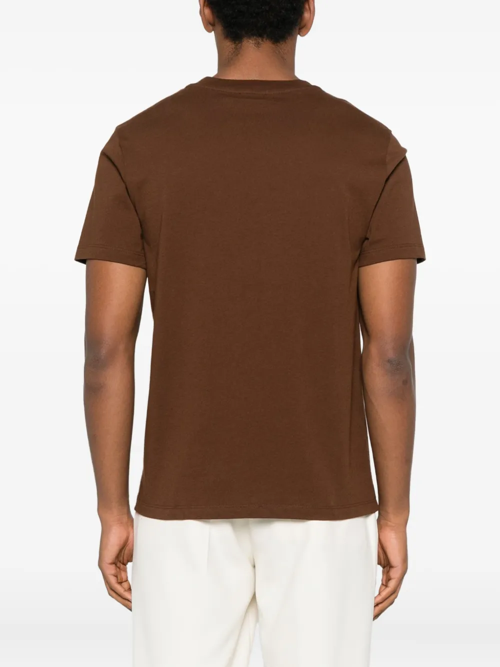 SANDRO T-shirt met ronde hals Bruin