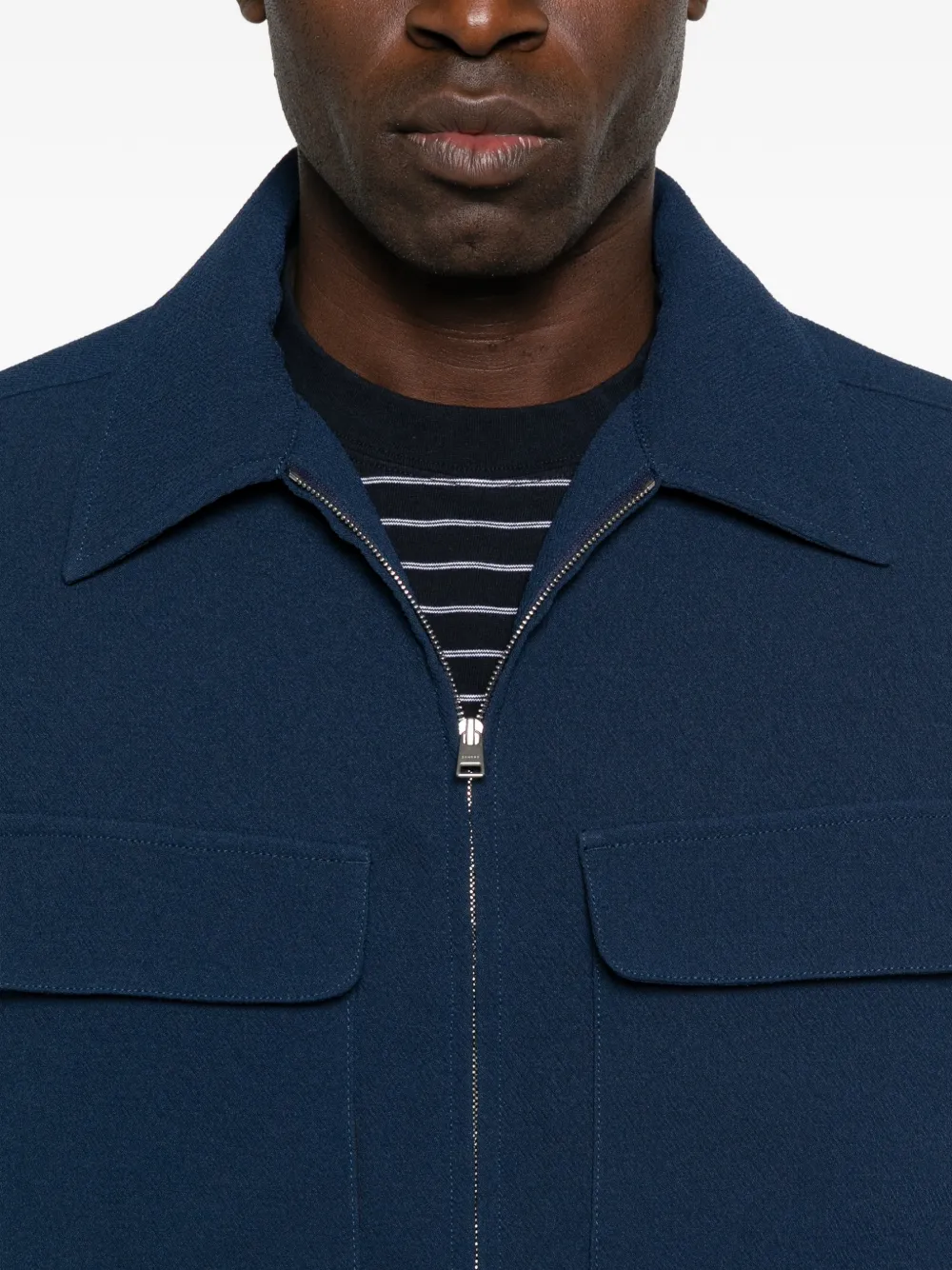 SANDRO Jack met ritszak Blauw
